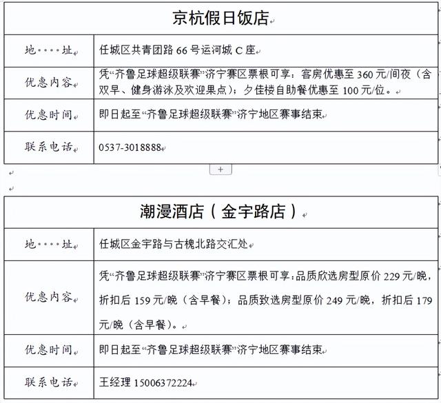 济宁球迷内部福利流出！一张票根=一张“任城畅玩卡”！