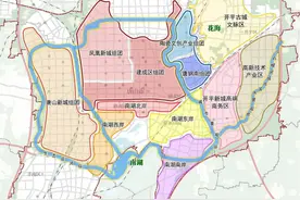 唐山中心城区城市片区细分涉及路南区，路北区，开平区。图片