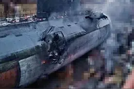 彻底玩完，服役10年不到，俄罗斯基洛潜艇终于命丧乌克兰导弹打击图片