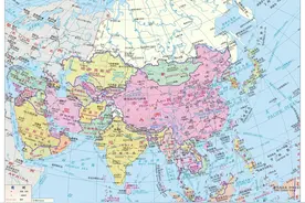 亚洲地理概况图片