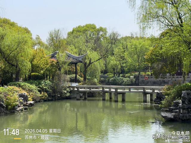 清明访千灯，顾园寄幽思