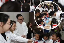 “青马”携手“红领巾” 开展沉浸式大思政课，传承中医药文化图片