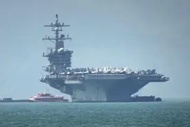 南海，美军航母最新动向曝光图片