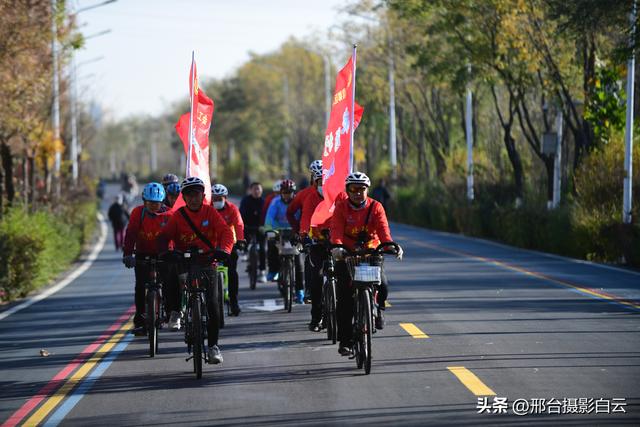 信都区总工会：七里河绿道上的骑行狂欢
