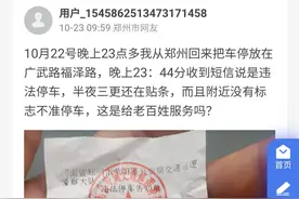 深夜路边停车被贴条 交警：不挡车也算违章图片