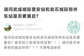 武咸城际多座火车站关停，能改成地铁吗？图片