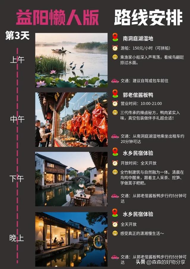 益阳3日漫游指南