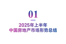2025年上半年中国房地产市场总结图片