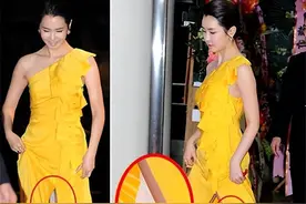 肩带崩断、摔倒走光，这9位女星红毯上的社死瞬间，太令人尴尬了图片