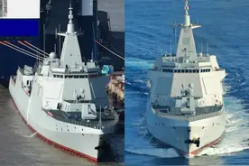 24年下水13万吨还不够！外媒预测，25年中国将服役超23万吨战舰！图片