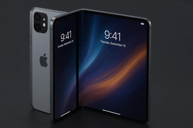 苹果首款折叠屏 iPhone 曝光：四摄+Touch ID，售价 1.4 万！