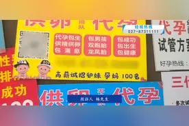 供卵、代孕、包生儿子！医院随处可见小广告，地下机构：和医院有合作图片