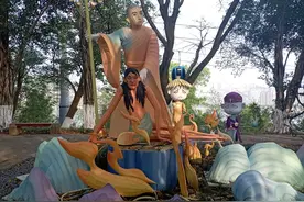 目连和尚救母的传说图片