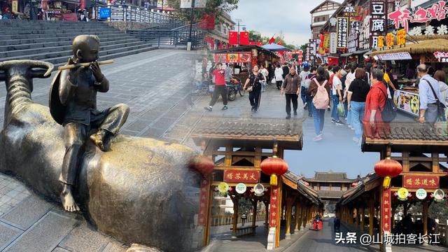 四川这个烟火气很足的古镇，是知名美食发源地，被称为巴蜀地标