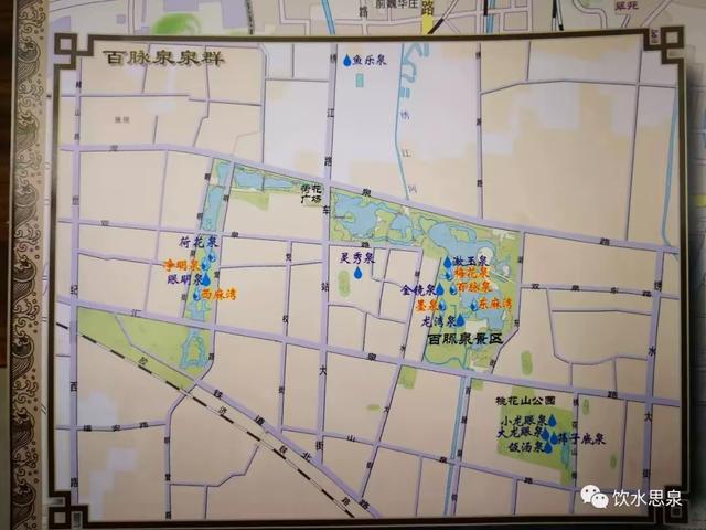最全的济南市泉水分布位置图（有图有真相）