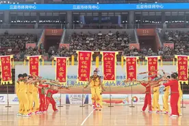 全国少数民族传统体育运动会上获佳绩 西安花样跳绳健儿载誉归来图片