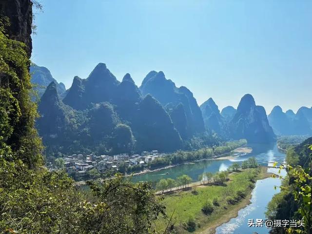 徒步漓江精华段——阳堤大桥头-兴坪古镇