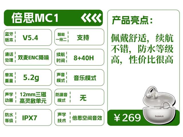 耳夹式耳机推荐哪个品牌？十大公认最好的夹耳式耳机推荐