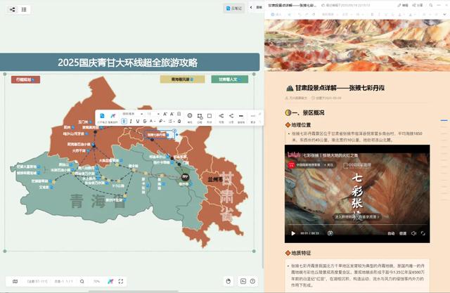 国庆去哪玩，5份万兴脑图【云笔记】帮你定