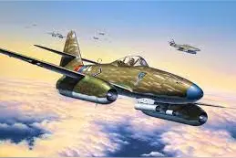 这是二战时期德国人设计的喷气式战斗机，德国空军施展的最后绝招图片