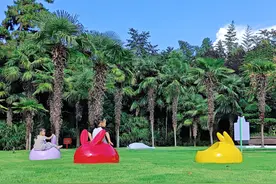 郑州碧沙岗公园棕榈园添童趣 打造浪漫“童话”世界图片