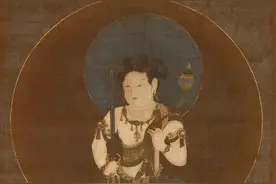 文化巡礼——文殊菩萨的五髻、宝剑、经书和狮子图片