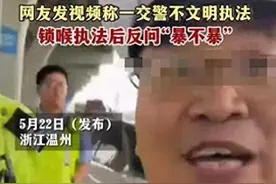 闹大了！乐清交警暴力执法后续：交警已被停职，身份被扒不简单图片
