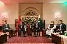 刘建超会见巴基斯坦穆斯林联盟（谢里夫派）领导人、政府副总理兼外长达尔图片