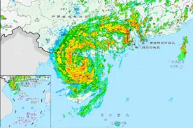 台风“蝴蝶”在广东省雷州市西部沿海二次登陆图片