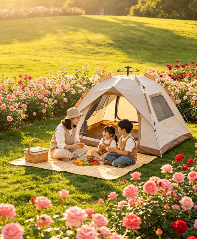 5月顶流！西安600亩月季花海，飞机掠过+免费露营，美到窒息