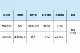 官宣：西安直飞，今天开通！图片