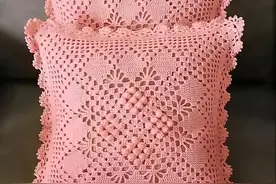 好看的抱枕，你们要不要来一个？|钩针花样图解图片