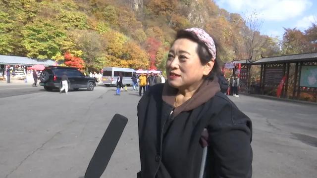 “枫”生水起 老边沟枫叶持续变红