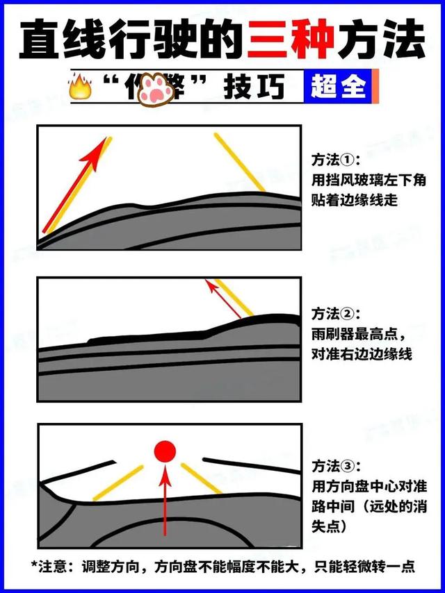 科目三直线行驶总压线？记住这个反直觉操作方向盘抖5次都不挂科