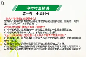 准初一暑假预习：七年级上册政治，教材考点解读，这样预习更轻松图片