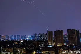 昨晚你被雷声惊醒了吗？南京一夜闪电超770次图片
