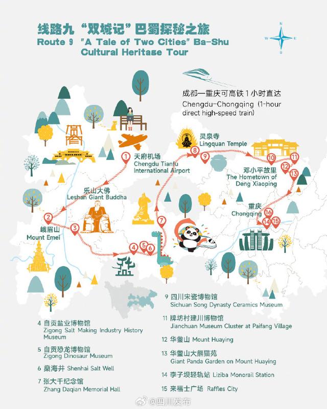 跟着世运游四川 10条精品线路等你打卡！