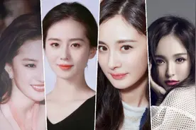 内娱顶流女神排行，杨紫上榜，唐嫣仅排第五，第一实至名归图片