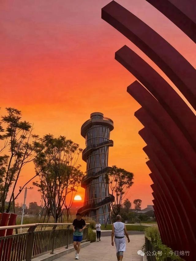 绵竹这里太美了！适合遛娃、运动、拍照，还有风铃木花海......