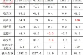 数据|三区城镇化100% 杭州14.6万流入人口哪里最多？图片