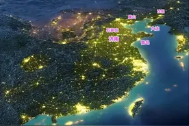 从夜景灯光图看辽宁、河北、山东这3个北方沿海省份繁华程度排名图片
