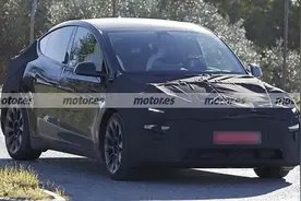 分体式大灯+贯穿尾灯设计？要有6座版Model Y了？图片