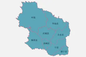 庆阳市（甘M）行政规划细则图片