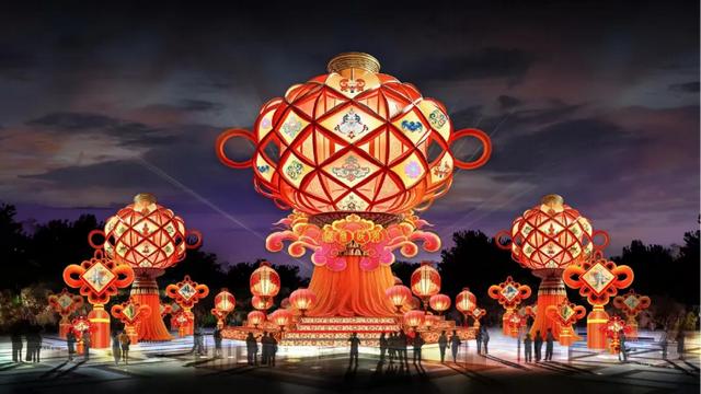 今夜起,万盏彩灯将点亮世界公园“京彩”年味