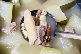 广东靓汤五指毛桃薏米冬瓜汤，1周2次，祛湿清内热图片