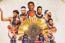 FIBA官方晒图分享巴黎奥运会男篮MVP、最佳阵容、最佳主帅等信息图片