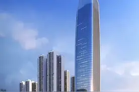 百色未来第一高楼，高度达二线都市水准。图片