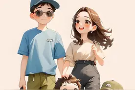 独一无二的亲子头像｜一家四口图片