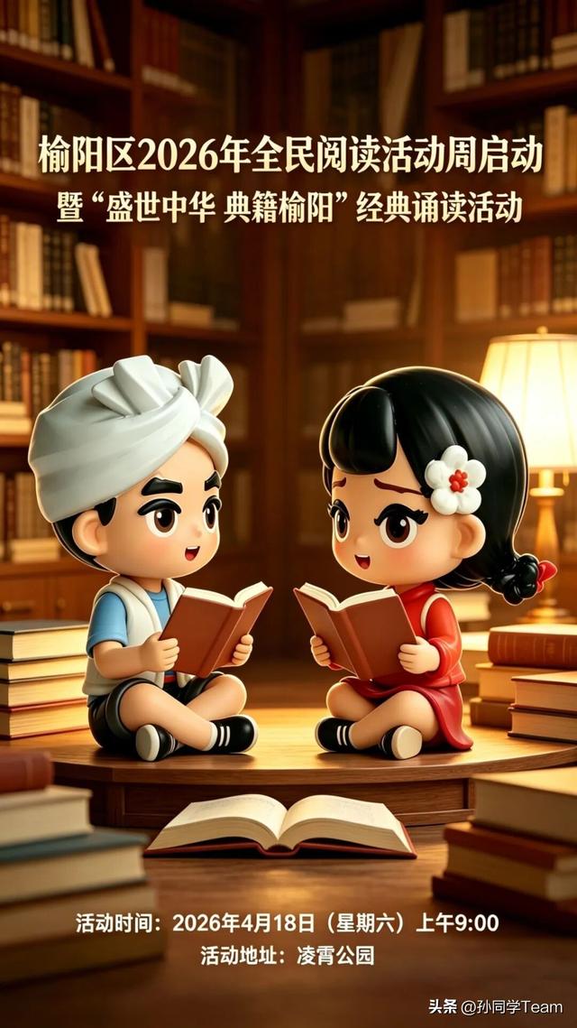 全民阅读活动周｜邂逅大美榆阳，共赴书香之约