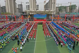 凉州区第三届中小学校园足球联赛开幕图片